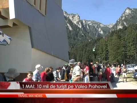 1 MAI: 10 mii de turisti pe Valea Prahovei
