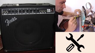 Video thumbnail for Fender FM 65R Amp Repair by megahurtz30
