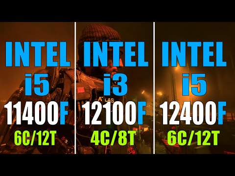 INTEL i5 11400F vs INTEL i3 12100F vs INTEL i5 12400F || PC GAMES TEST ||