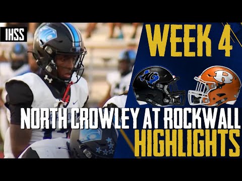 North Crowley Dominates Rockwall with Gibson's Stellar Play | High School Football Highlights