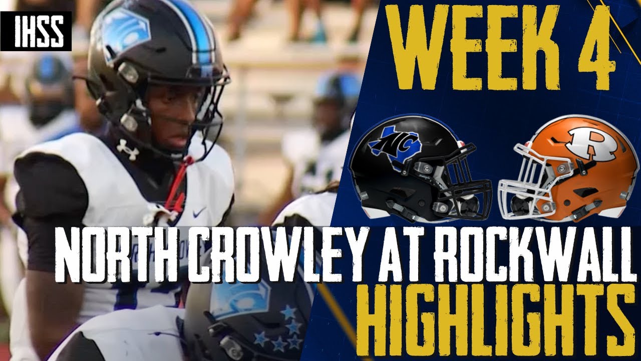 North Crowley Dominates Rockwall with Gibson's Stellar Play | High School Football Highlights