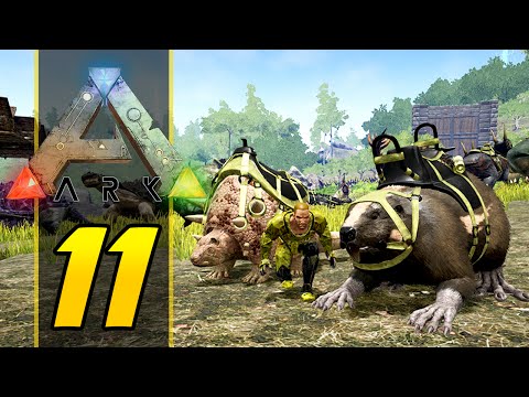 Dansk ARK Survival Evolved :: EP11 - BÆVER TÆMNING m. Damishian
