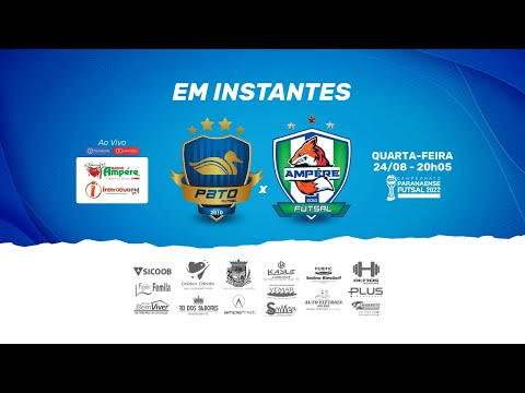 Futsal Série Ouro 2022 - PATO FUTSAL X AMPÉRE FUTSAL