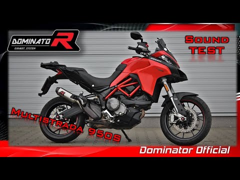 Ducati Multistrada 950S 2019 🔥 Pure Sound 🔊 Dominator Exhaust 🎧HQ Sound 🇵🇱 ⚡Exhaust Compilations