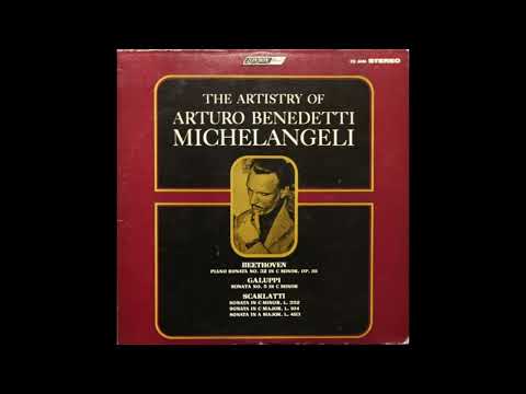 Arturo Benedetti Michelangeli plays Beethoven Sonata Op. 111 (1964)
