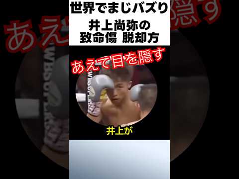 井上尚弥の致命傷脱却方が凄すぎる #ボクシング #格闘技