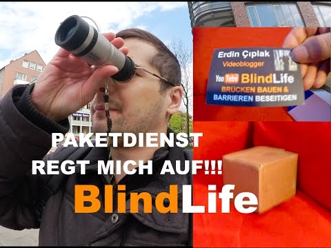 Parcel service annoys me!!! | Everyday life with a visual impairment