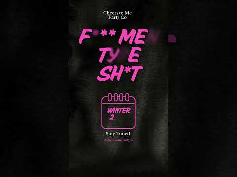 Promotional video thumbnail 1 for Cheers to Me