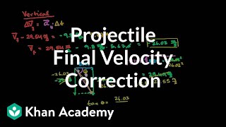 Correction to Total Final Velocity for Projectile