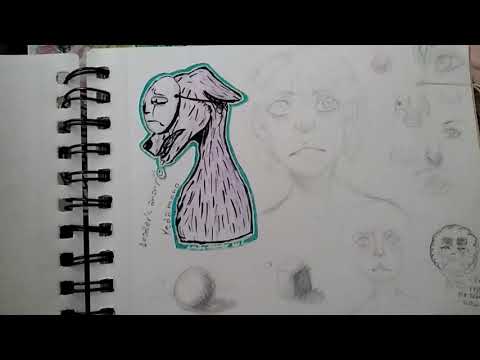 My low effort sketchbook tour bc my phone films funny 😔 I'll redo it again