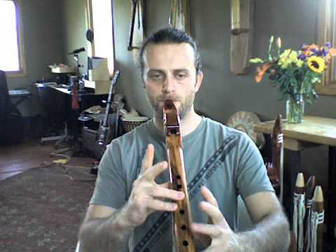 7 Hole Tigerwood Native Inspired flute in the key of F tuned to 432Hz by Artem Repin