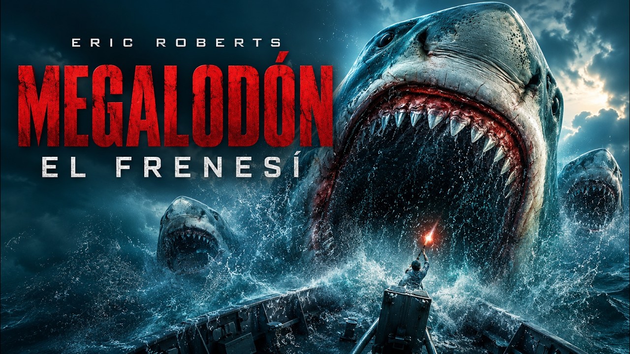 Megalodón: El Frenesí PELÍCULA COMPLETA | Películas de Monstruos Gigantes | Eric Roberts | LA Noche