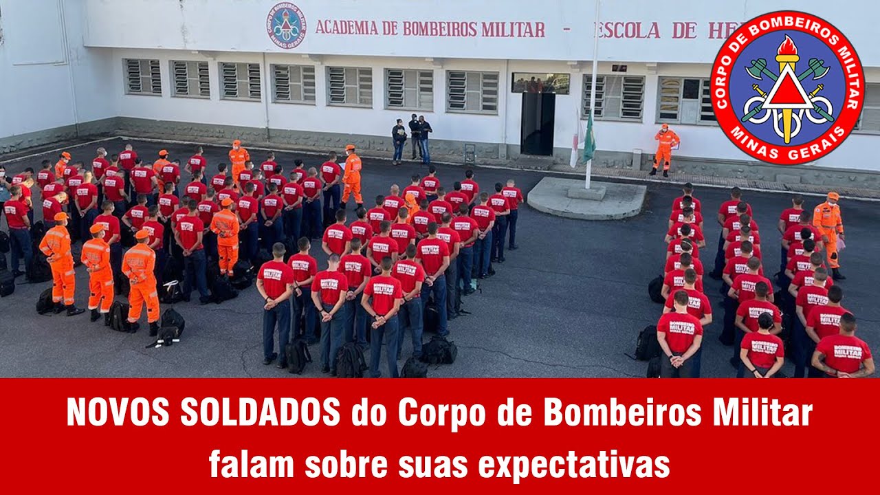 NOVOS SOLDADOS do Corpo de Bombeiros Militar falam sobre suas expectativas