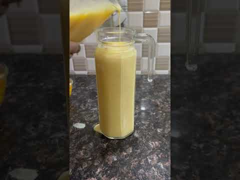 Mango ka season mai summer special mango milkshake quick recipe, do try it Amazing 🤩#viral#MKK#food