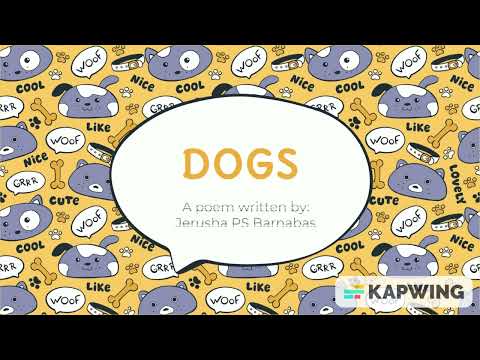 DOGS (A POEM BY JERUSHA PS BARNABAS)