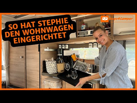 So ist unser neuer Wohnwagen innen eingerichtet & dekoriert - [Gewicht sparen, Ordnung & Dekoideen]
