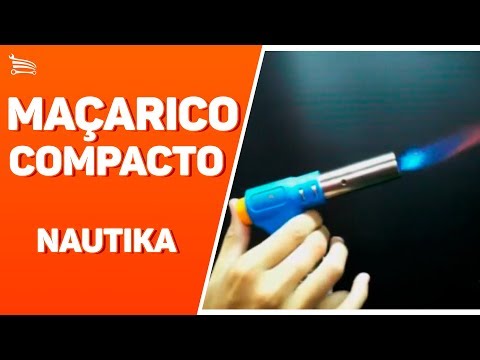 Maçarico Ikon de Cartucho a Gás 14x16cm - Video