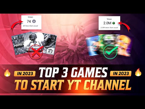 Top 3 Games 🔥 To Start Youtube Channel in 2023 | To 3 Best Android Games in 2023 | No Competition