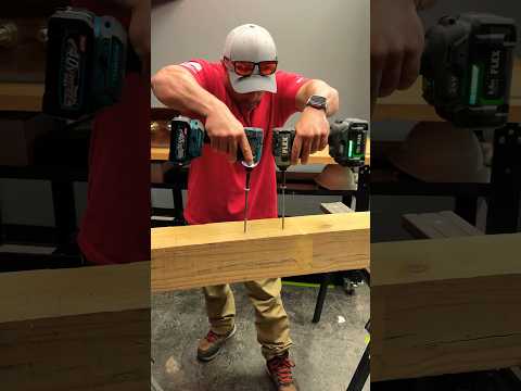 MOST POWERFUL Impact Driving LAG Screws!