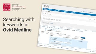 Searching with Keywords in Ovid Medline