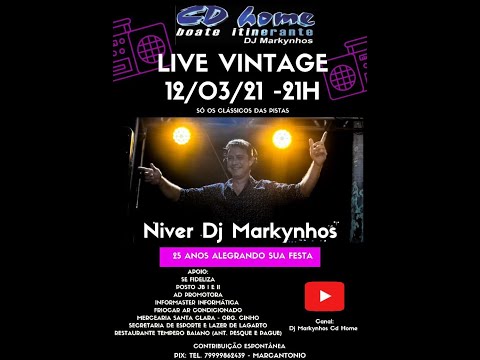 Thumbnail for LIVE VINTAGE - CDHOME DJ MARKYNHOS | 25 ANOS by Marky Mar