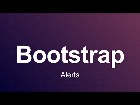 Bootstrap 3 Tutorial 55 - Alerts