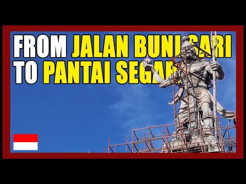 Walking Tour JALAN BUNI SARI ⫸ PANTAI SEGARA 🚶 Walking Around Bali
