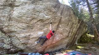 Video thumbnail of Nel Bianco, 8b (low). Val di Mello