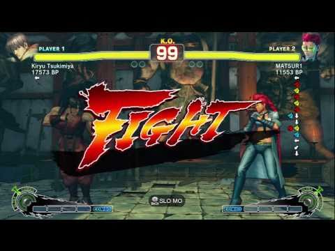 Kiryu Tsukimiya [Guy] vs MATSUR1 [Viper] SSF4 Japanese Online Ranked Matches - TRUE-HD