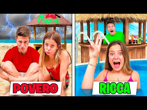 RICH COUPLE vs. POOR COUPLE ON VACATION! 🏝️