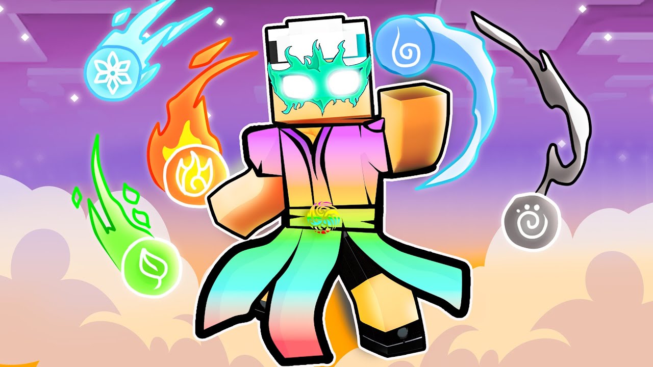 JOGANDO COMO MESTRE ELEMENTAL no Minecraft