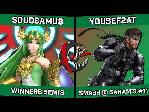 Soudsamus (Palutena) vs Yousef2AT (Snake) - Smash @ Saham's #11