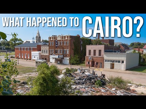 Exploring a modern day ghost town -- inside Cairo Illinois abandoned buildings