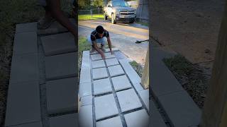 Building a $600 walkway.. Working with Unc..#walkway #pathway #DIY