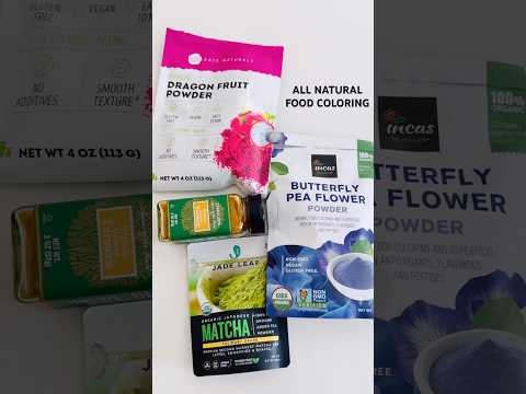 Simple alternatives to artifical food coloring 👌#allnatural #superfoods #cleaningredients