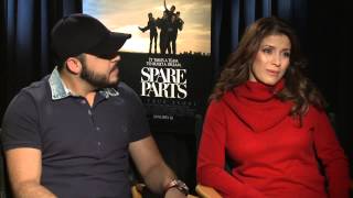 Spare Parts: Gerardo Ortiz & Alessandra Rosaldo Official Movie Interview | ScreenSlam video