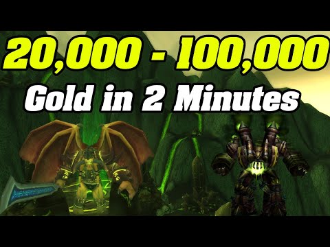 Easy 20,000g to 100,000g Gold in 2 minutes | Shadowlands Goldmaking