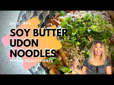 How to make SOY BUTTER UDON NOODLES! 🧈