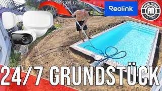 Ihr könnt ab jetzt mein Grundstück immer beobachten! QR-Code zu meiner Reolink Elite Flootlight