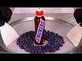 Snickers Vs Blueberries Ice Cream Rolls ASMR