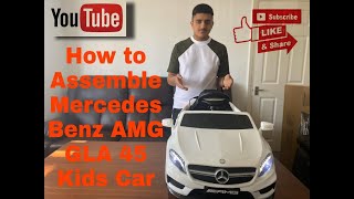 Hoe monteer je een Mercedes-Benz AMG GLA 45 kinderauto?
