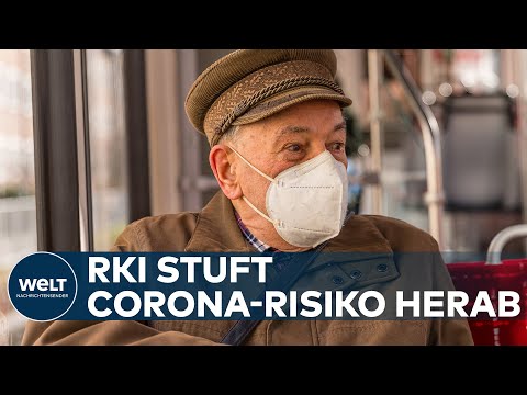 CORONA-LAGE IN DEUTSCHLAND: RKI stuft Risiko von hoch auf moderat herab