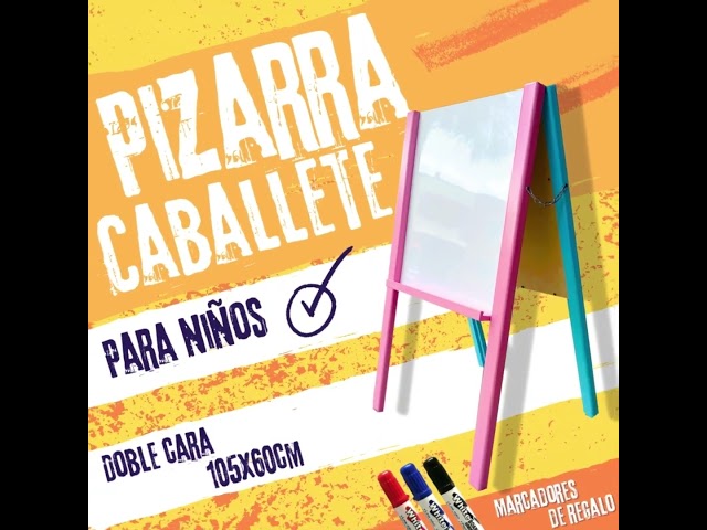 Vídeo relacionado con Caballete de Madera para Niños, Art Easel Pizarra Blanca de Doble Cara y Pizarra de Tiza Mini Rosa Caballete Infantil con Números y Otros Accesorios para Niños y Pequeños