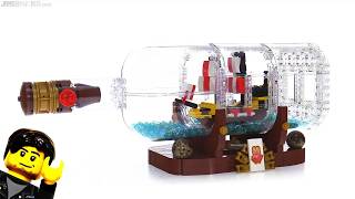 🔄 LEGO 60th Anniv. Black Seas Barracuda in the Ideas bottle! re upload 20180204