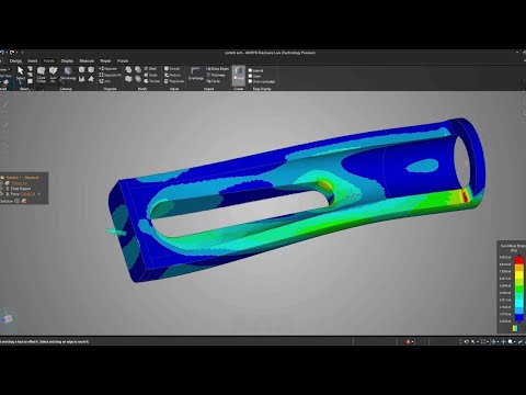 Lightweighting with ANSYS Discovery Live