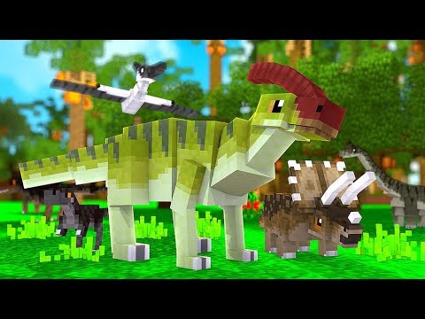 Our First Baby Water Dino (Fishy Boi) - Minecraft Jurassicraft Dinos Modpack Episode #4 | JeromeASF