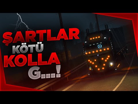 ÜFF BE KARDEŞİM O NEYDİ ÖYLE! YAĞMURLU HAVADA DUİSBURG - CALAİS YOLU! | ETS2MP