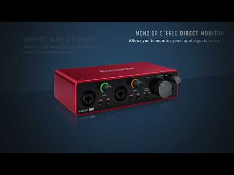 Focusrite Scarlett 2i2 3rd Gen 2x2 USB Audio Interface