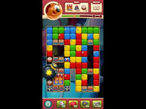 Toon Blast Level 8053 - NO BOOSTERS 🐻🐺🐱 | SKILLGAMING ✔️