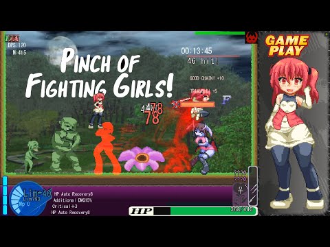 Pinch of Fighting Girls ★ Gameplay ★ PC Steam action fighting game 2022